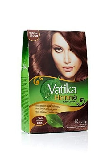 DABUR Vatika Henna Hair Colour - Natural Brown 60 g