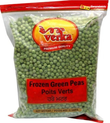 Green Peas - Frozen - 1.5 kg - Verka