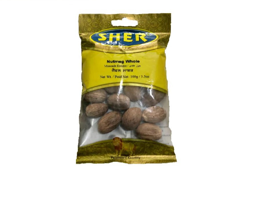 Jaiphal - Nutmeg Whole -  Sher - 100g