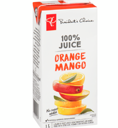 President choice 100% Orange Mango Juice - 1 Lt.