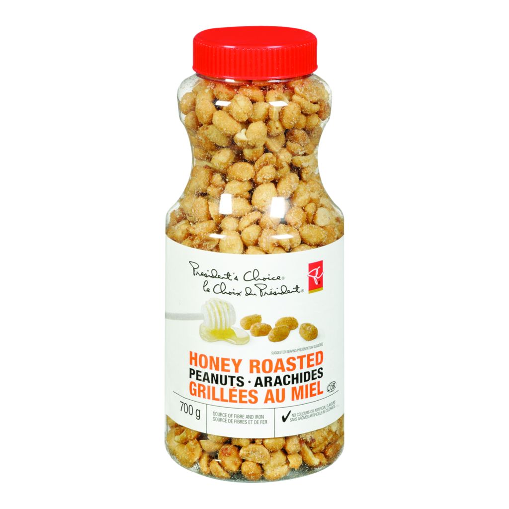Honey Roasted Peanuts - 700 g - PRESIDENT'S CHOICE