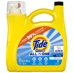 Tide Simply All in One Liquid Detergent - 74 Loads