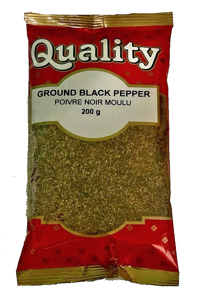 Ground black pepper 200gm - Quality- punjabigroceries.com