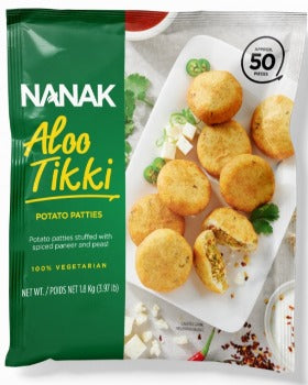 Aloo Tikki - Potato Patties -1.8 kg - Nanak