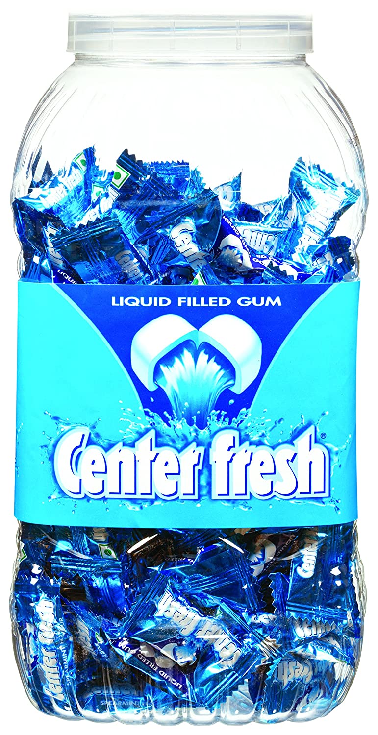 Center Fresh, Spearmint, Chewing Gum Jar