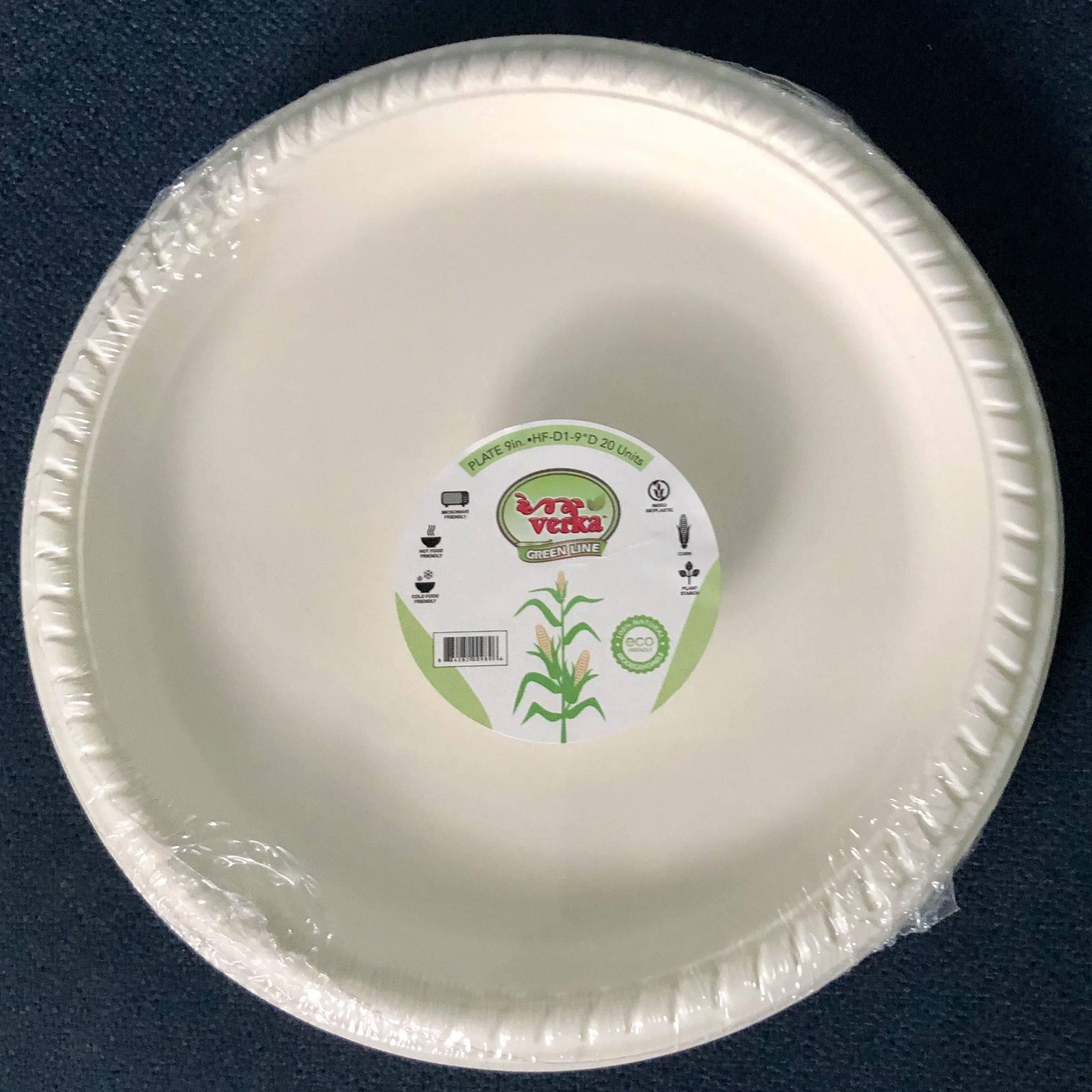 Disposable Plate - 9 Inch - 20 Pcs.