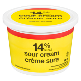 NO NAME  Sour Cream, Regular 14% (500 mL)