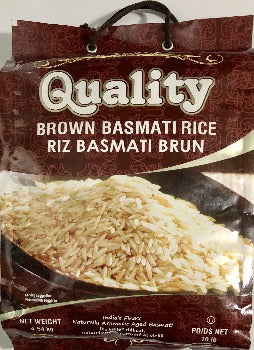 Quality Brown Basmati Rice- 10 Lb