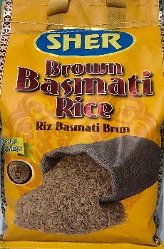 Brown Basmati Rice- 10 Lb - SHER