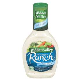 HIDDEN VALLEY  The Original Ranch Salad Dressing, Light (473 ml)
