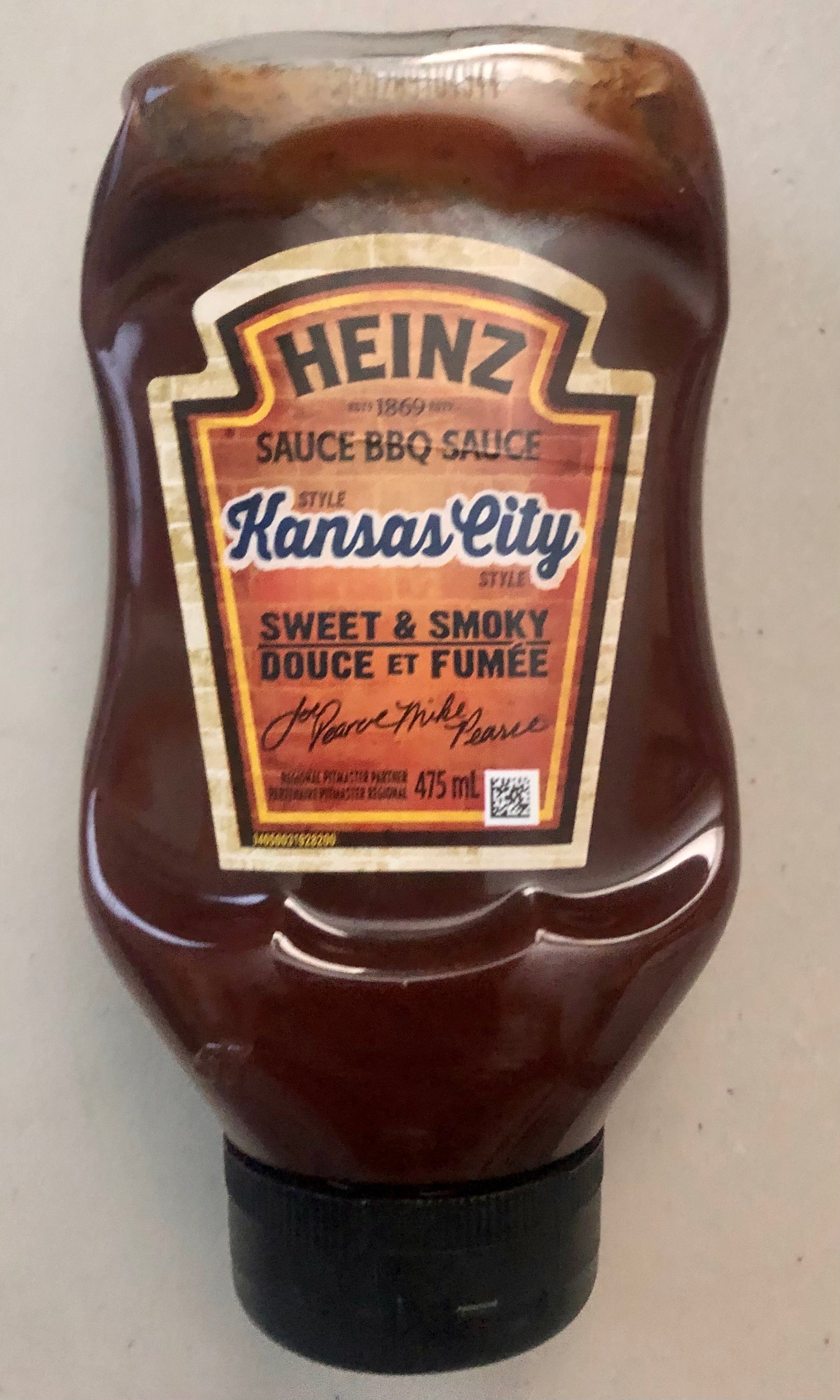 BBQ - SAUCE - Kansas City Style - 475 ml. - HEINZ