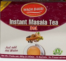 Wagh bakri Instant Masala Tea - 10 sachets -260g