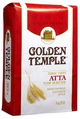Golden Temple Durum Atta Flour Blend-9 kg - Punjabi Groceries