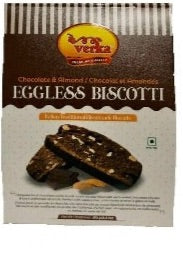 Chocolate & Almond Eggless Biscotti -  250g - Verka