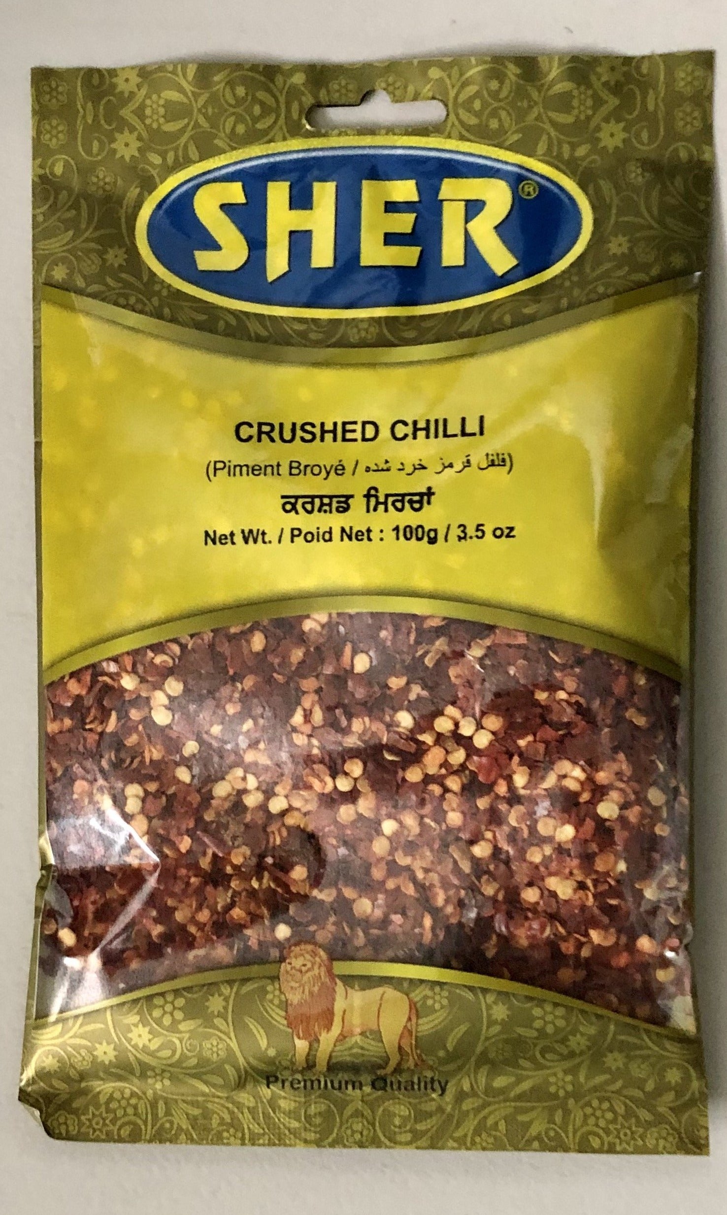 Crushed Chilli Peppers - Sher - 100gm