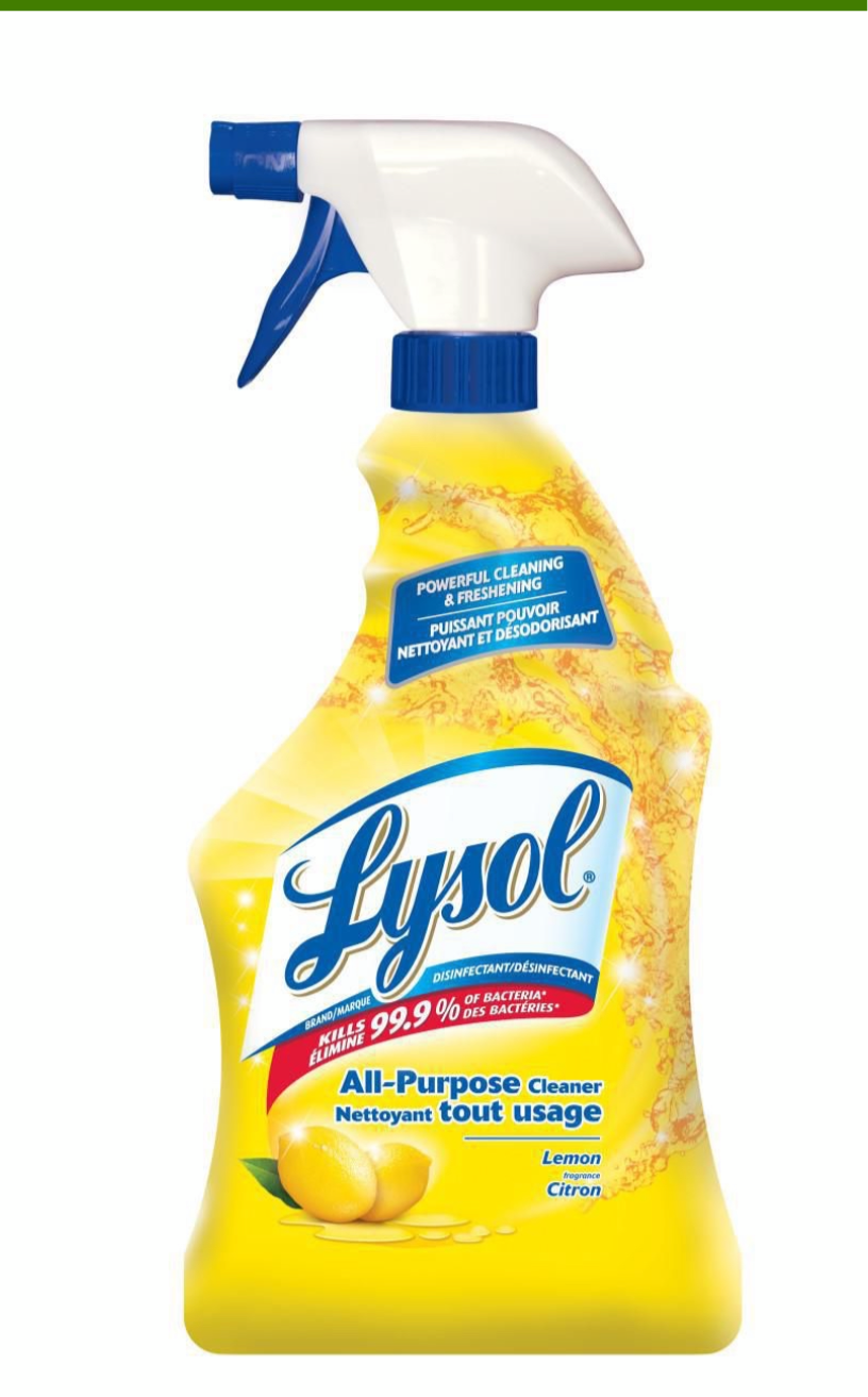 Lysol All Purpose Cleaner, Trigger, Lemon, 650ml, Powerful Cleaning & Freshening Lysol