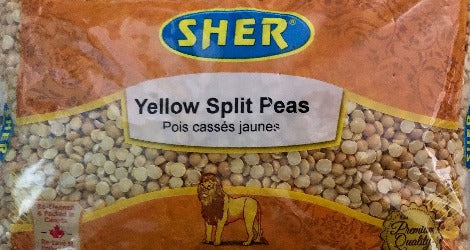 Yellow Split Peas - 4 Lb - Sher