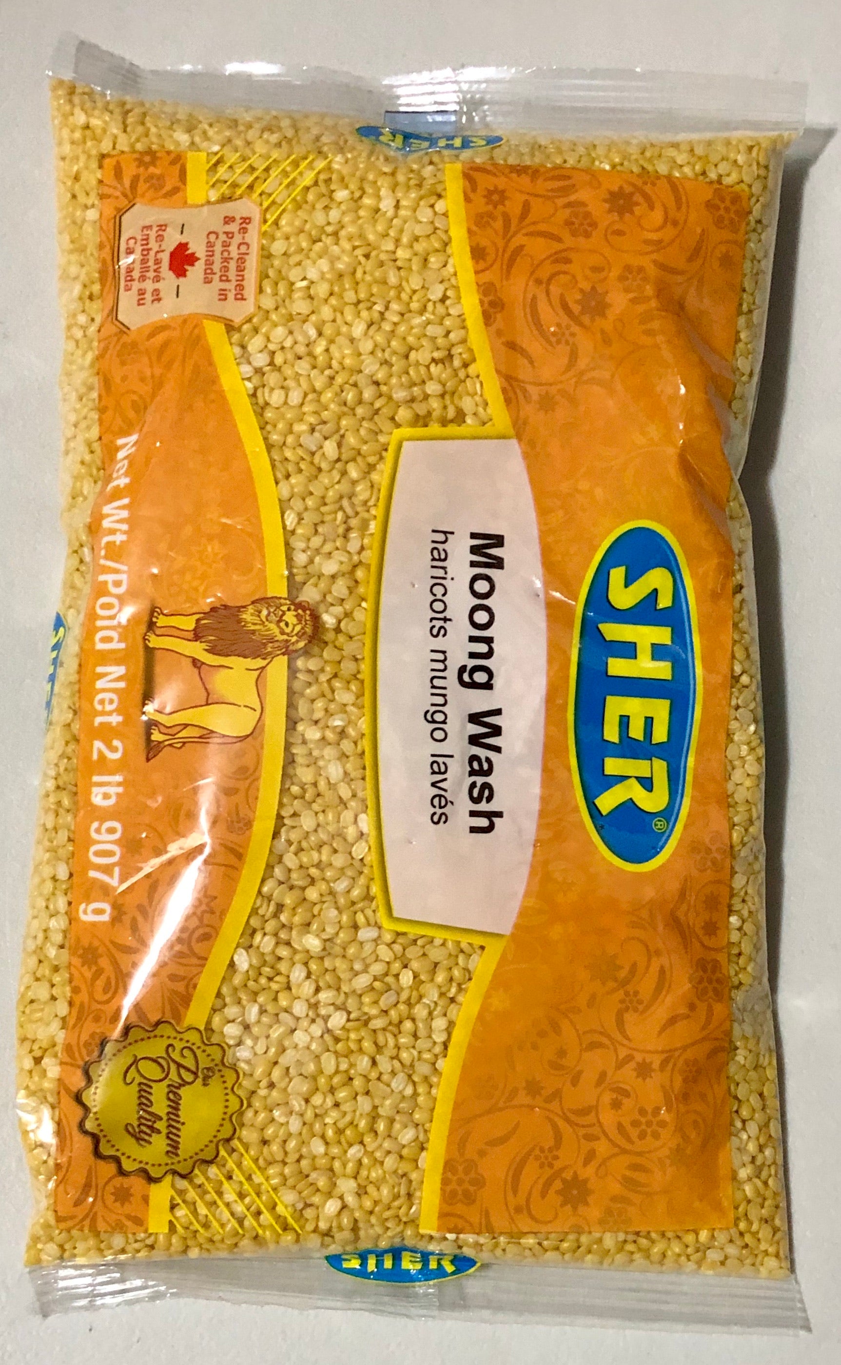 Moong Dal Washed Sher  - 2Lbs.