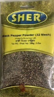 Black Pepper Grounded - 100gm - Sher