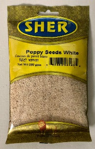 Poppy Seeds - Khas Khas - White - 100gm - Sher