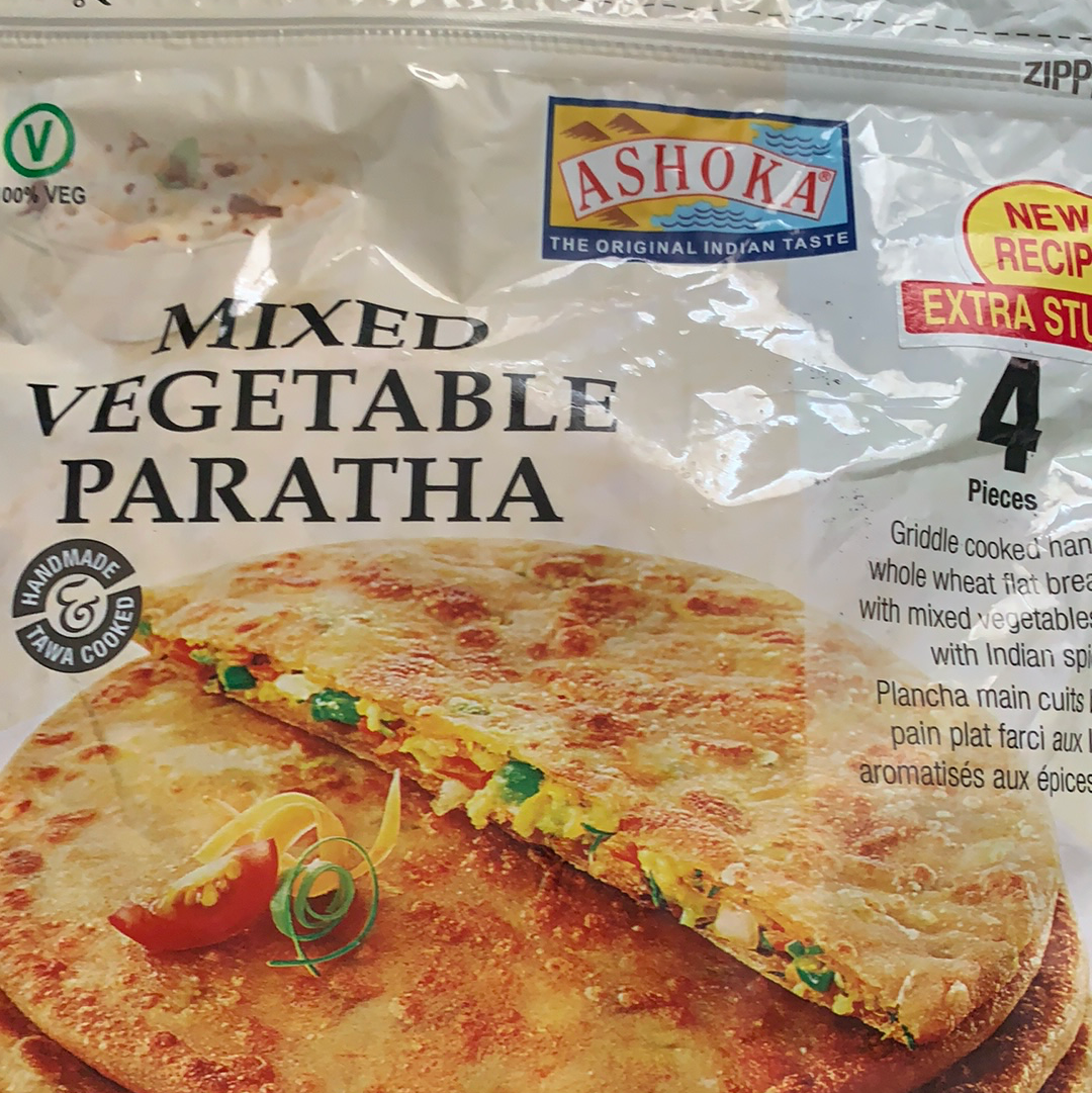 Ashoka Mixed Vegetable paratha 4 pieces . 400g