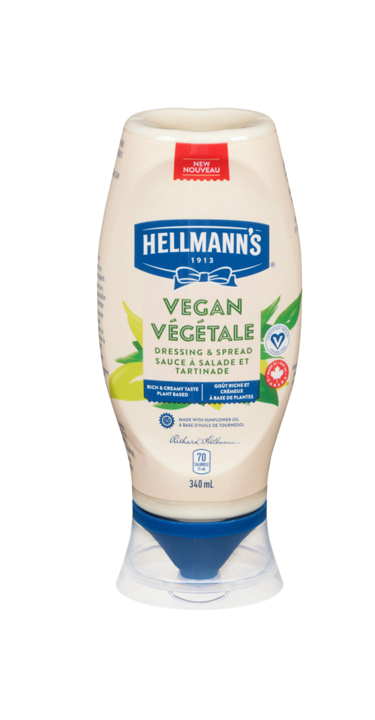 Hellman’s vegan mayonnaise 340 ml