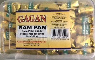 Ram Pan - Rose Petal Candy - 60 Pieces - Gagan