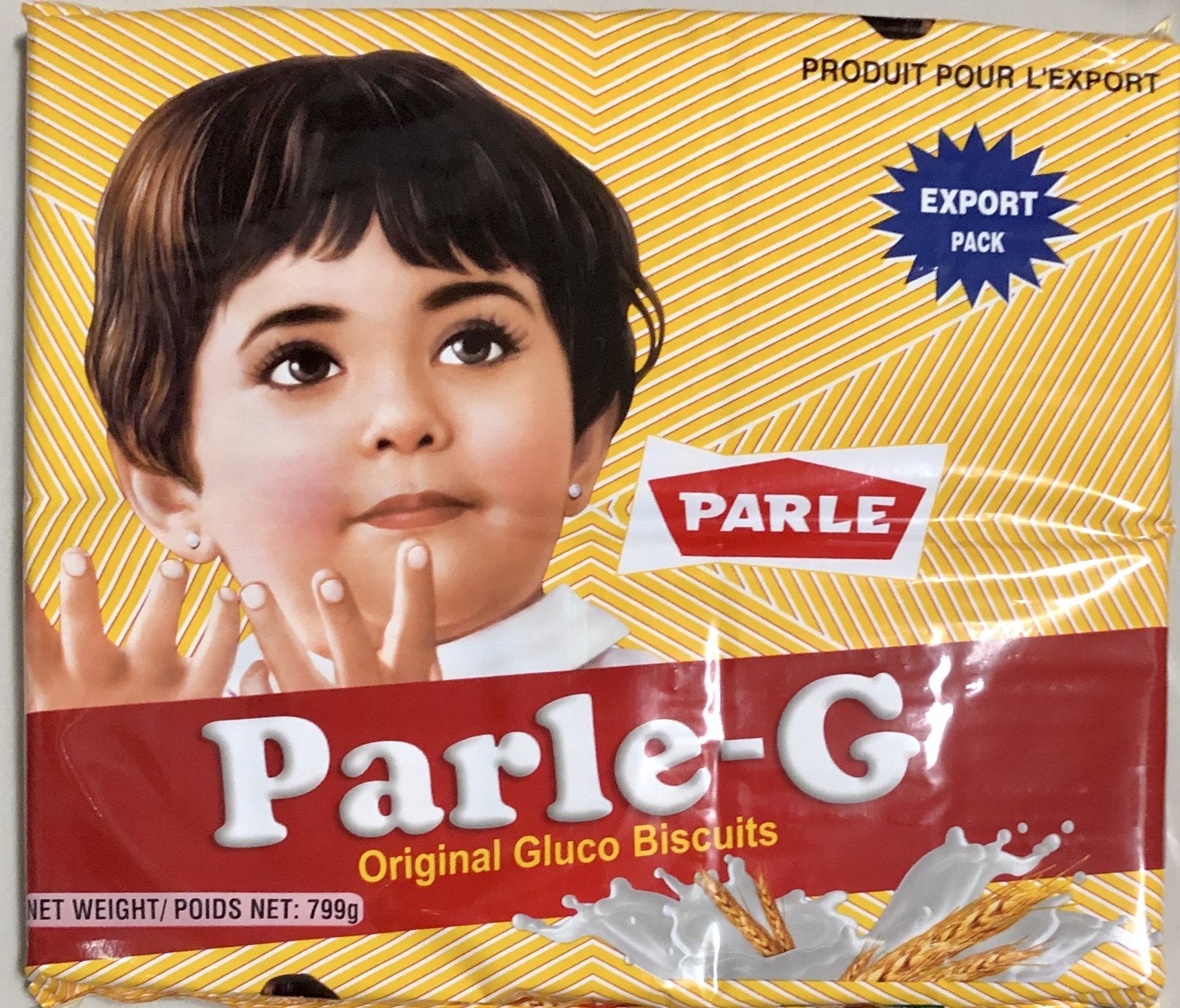 Parle-G Original Gluco Biscuits - 799g (10X79.9m)