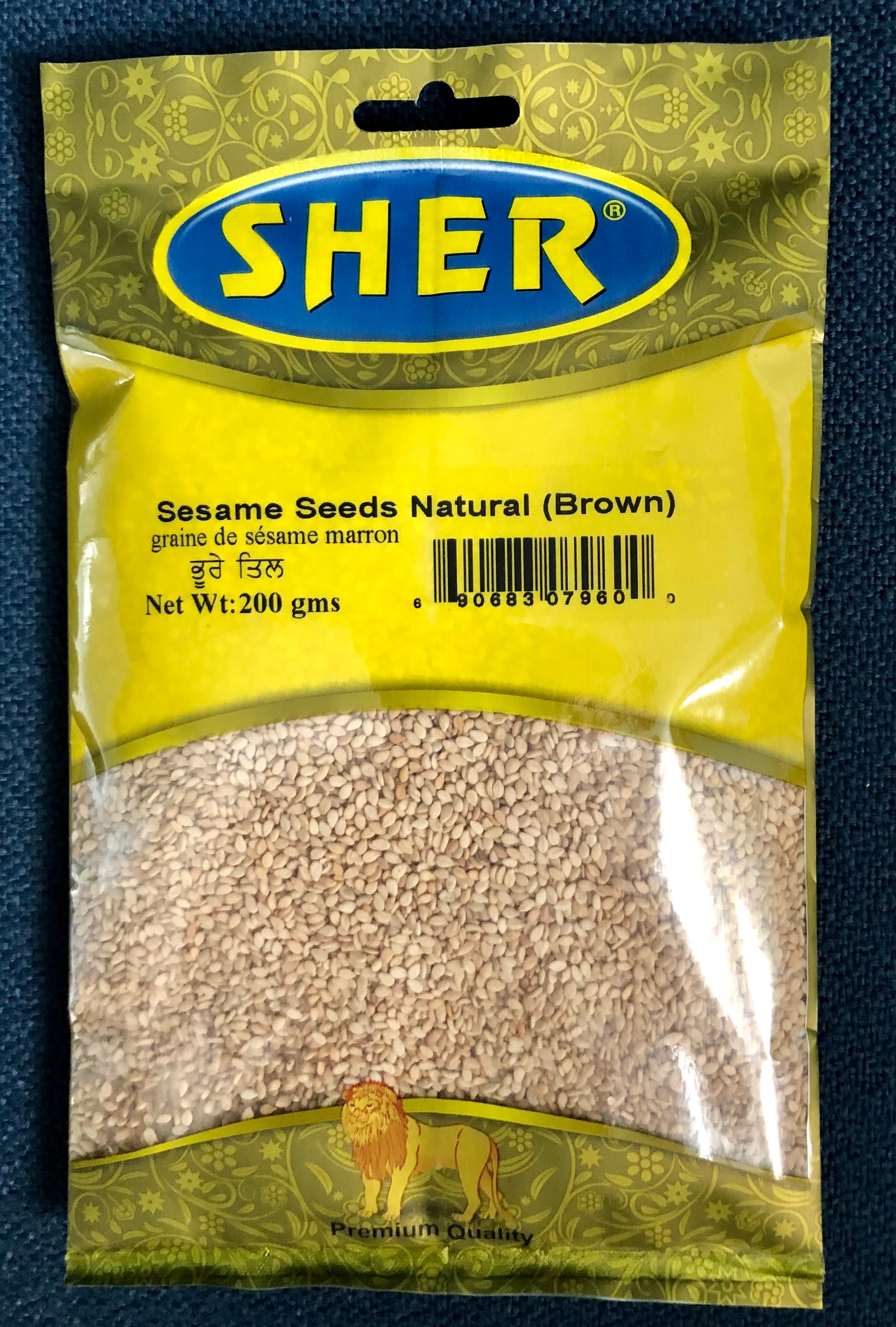 Sesame Seeds - Brown - 200 g - Sher