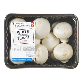 PRESIDENT'S CHOICE  White Mushrooms (454 g)