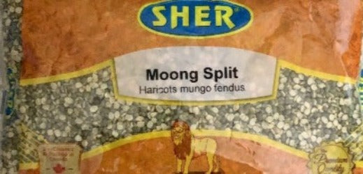 Moong  Dal Chilka - Split Mung Beans - 4 lb. - Sher