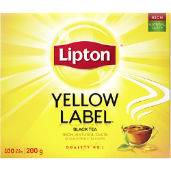 Yellow Label - Black Tea - 100 Tea Bags - Lipton