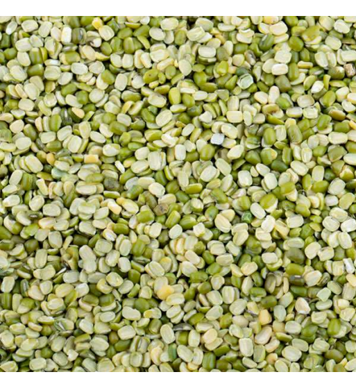 Moong  Dal Chilka - Split Mung Beans - 2 lb. - Sher