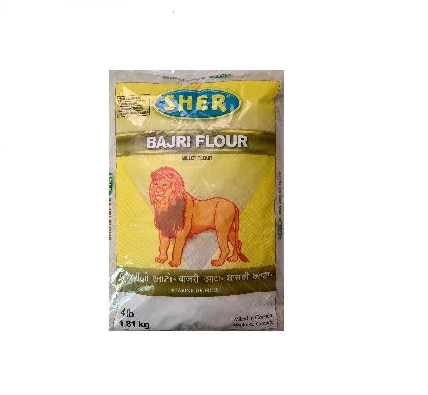 Bajri/Millet Flour - 4Lb. - Sher