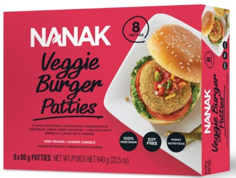 Veggie Burger Patties - 640gm - Nanak